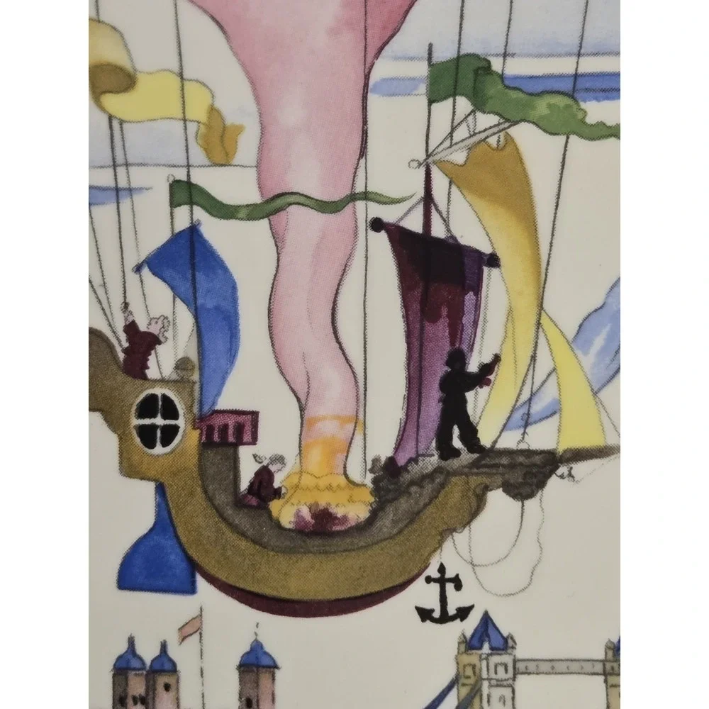 Villeroy & Boch LE BALLON Salad Accent‎ Plates CARNIVAL HOT AIR BALLOON Set of 6